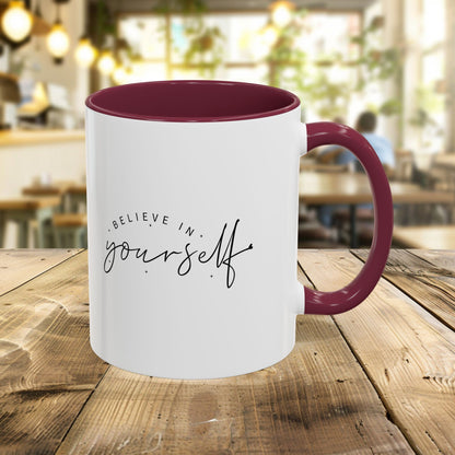 Colorful Inspirational Mug - Believe in Yourself
