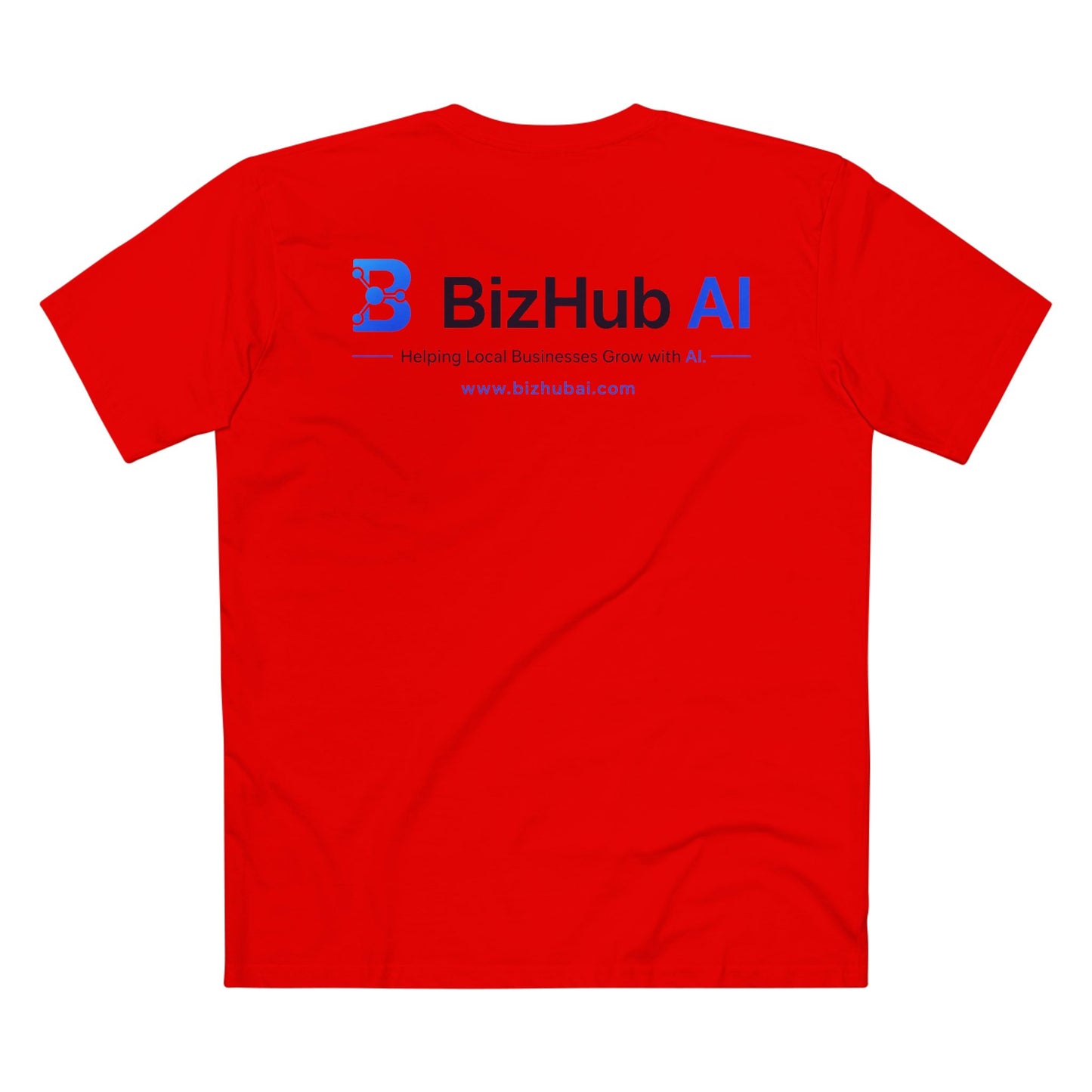 bizhub ai logo t‑shirt — tech company branded tee