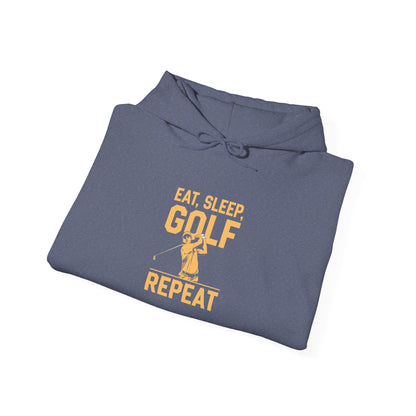 Men & Women Golf Sweatshirt: Eat, Sleep, Golf Repeat. Unisex Golf Sweatshirt: