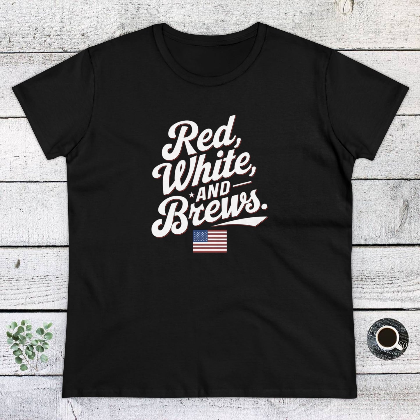 women's t-shirts, women's tee, funny gift, red wine and brews!