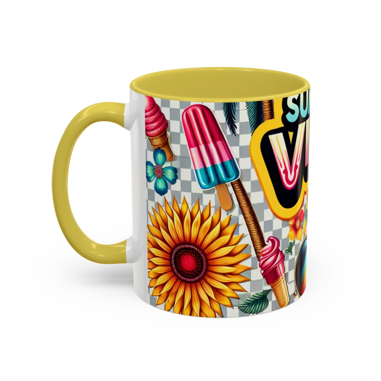 colorful summer vibes mug | vibrant design for your morning coffee