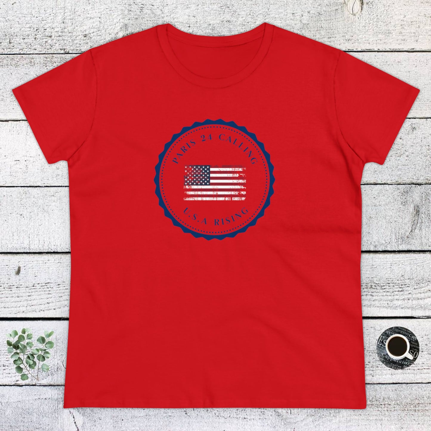 women's t-shirt - usa rising