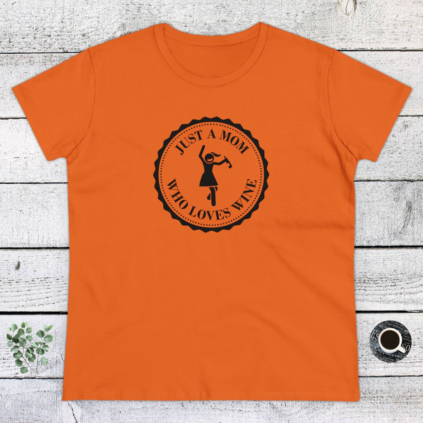 womens t-shirt - mom loves wine