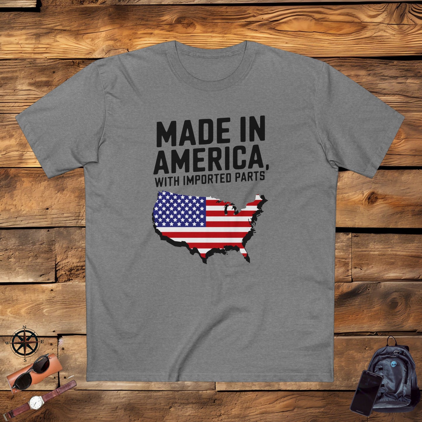 men's t-shirt, men's tee, men's funny gift, made in america