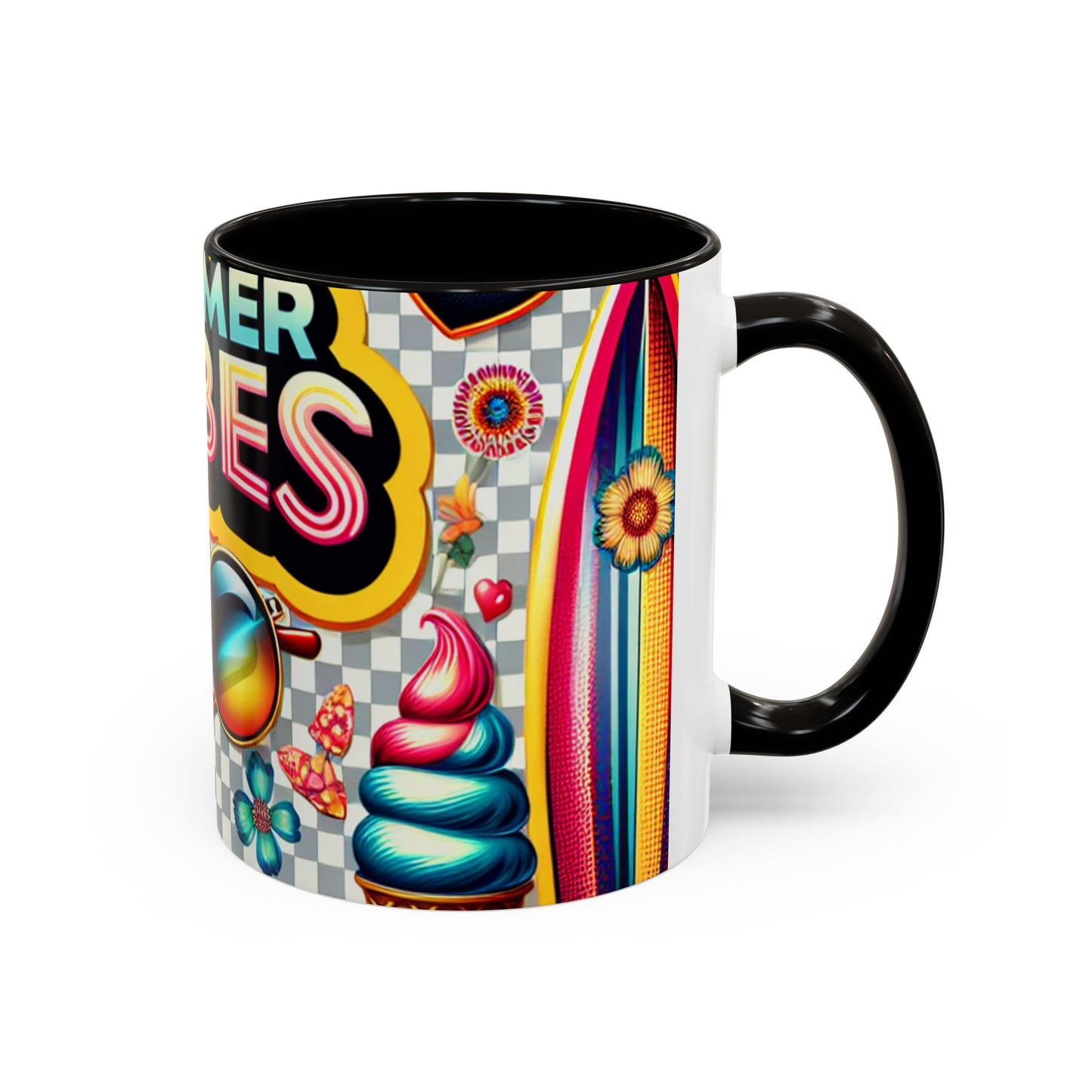 colorful summer vibes mug | vibrant design for your morning coffee