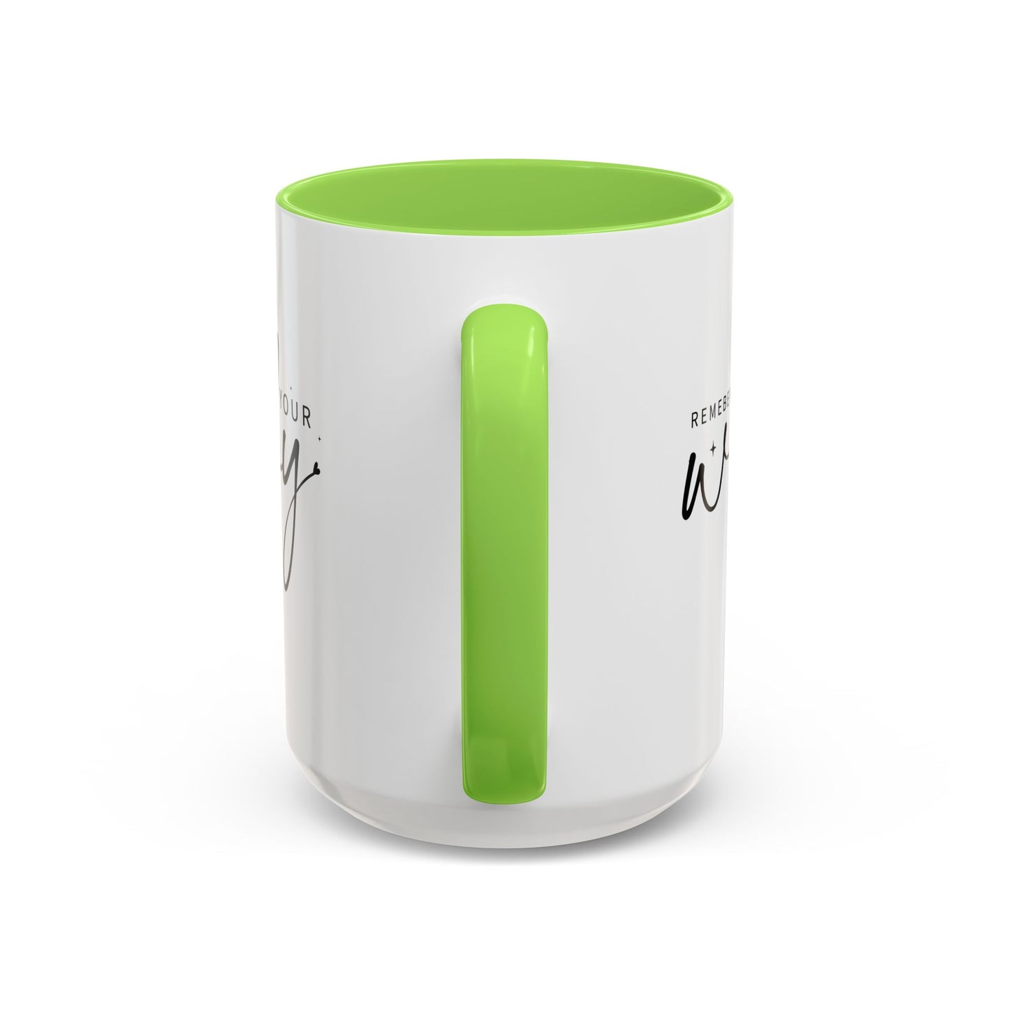 colorful mugs (11oz, 15oz) - remember your why - purpose driven motivation