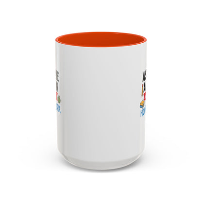 Colorful 'Ask Me Again, It's Homework' Mug - Perfect for Students. Teachers with Attitude.