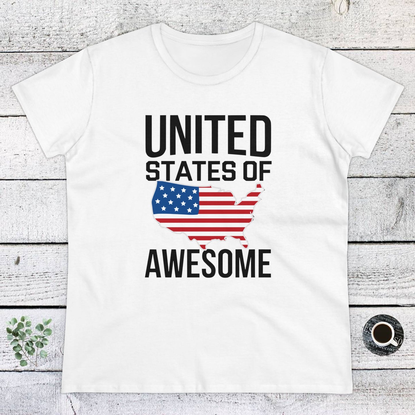 women's t-shirt, women's tee, funny gift, united states of awesome!