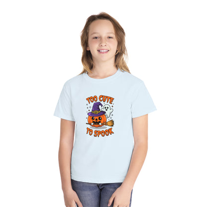 Youth T-Shirt, Youth Halloween T-Shirt, Too Cute to Spook!