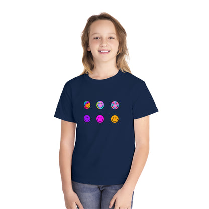 Youth T-Shirt - Smiley Faces