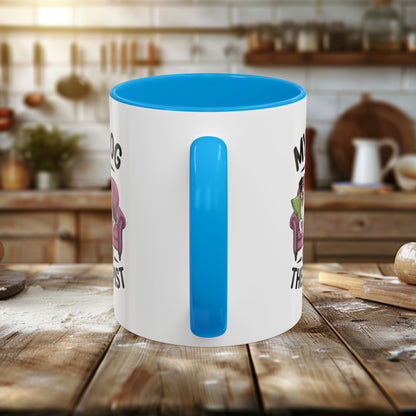 Colorful Mugs (11oz, 15oz) - My Dog is My Therapist | Funny Dog Lover Gift | Cute Pet Quote Design