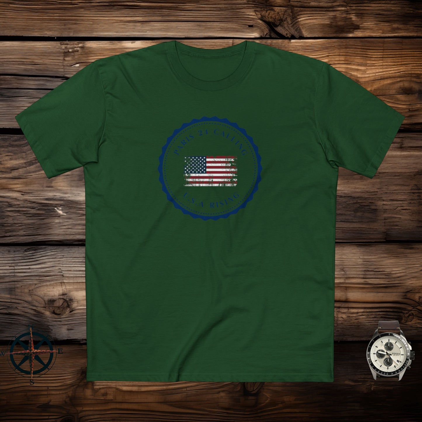 men's t-shirt - usa rising