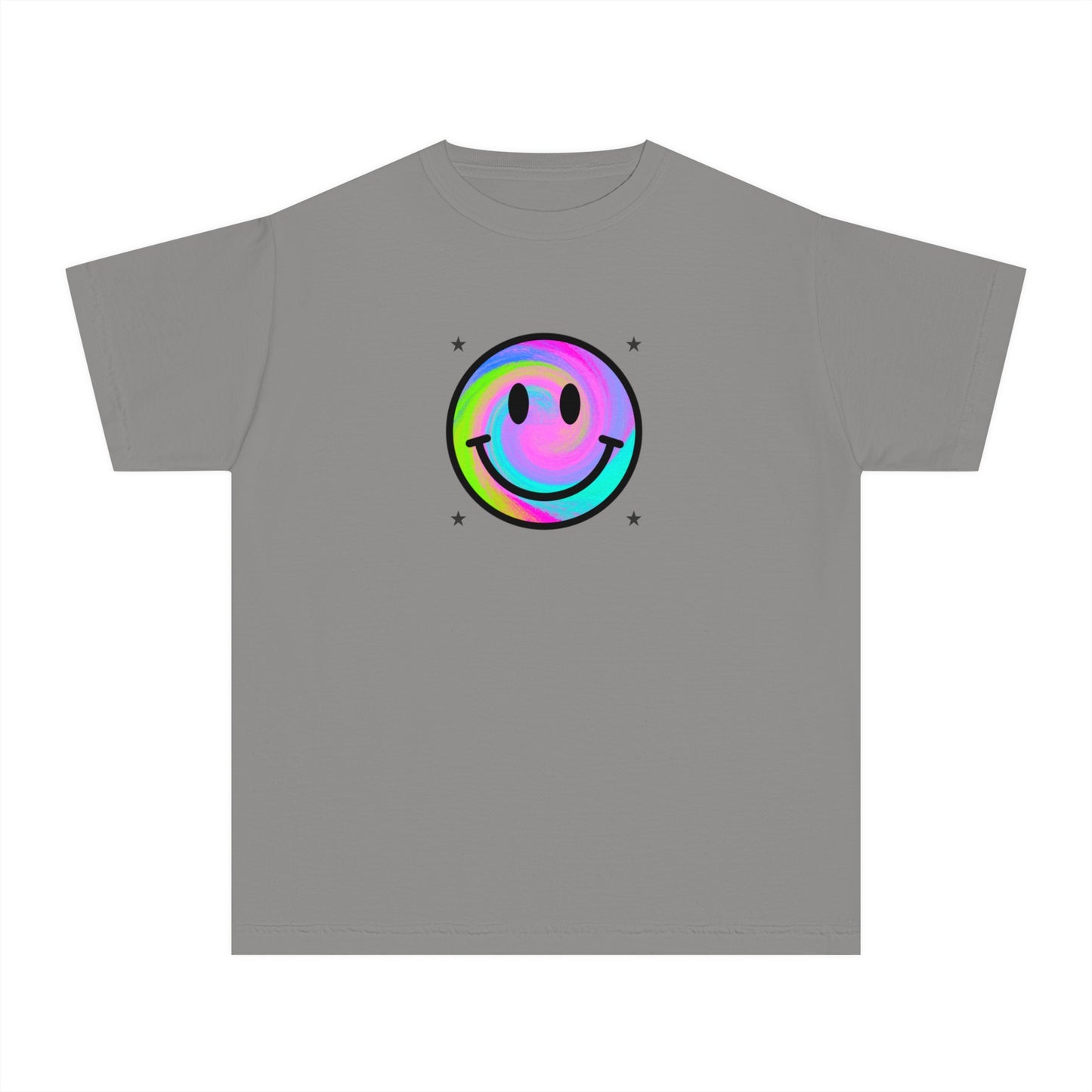 youth t-shirt - smiley face