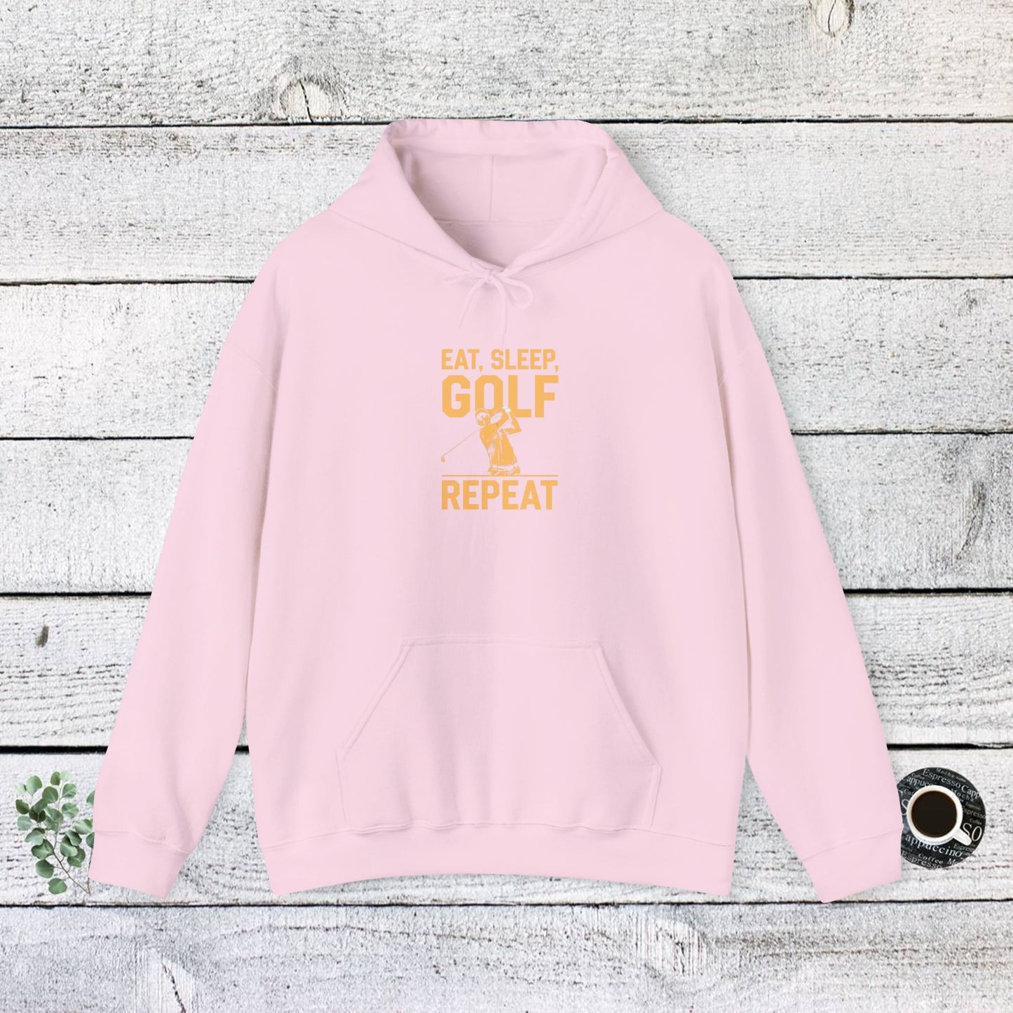 men & women golf sweatshirt: eat, sleep, golf repeat. unisex golf sweatshirt: