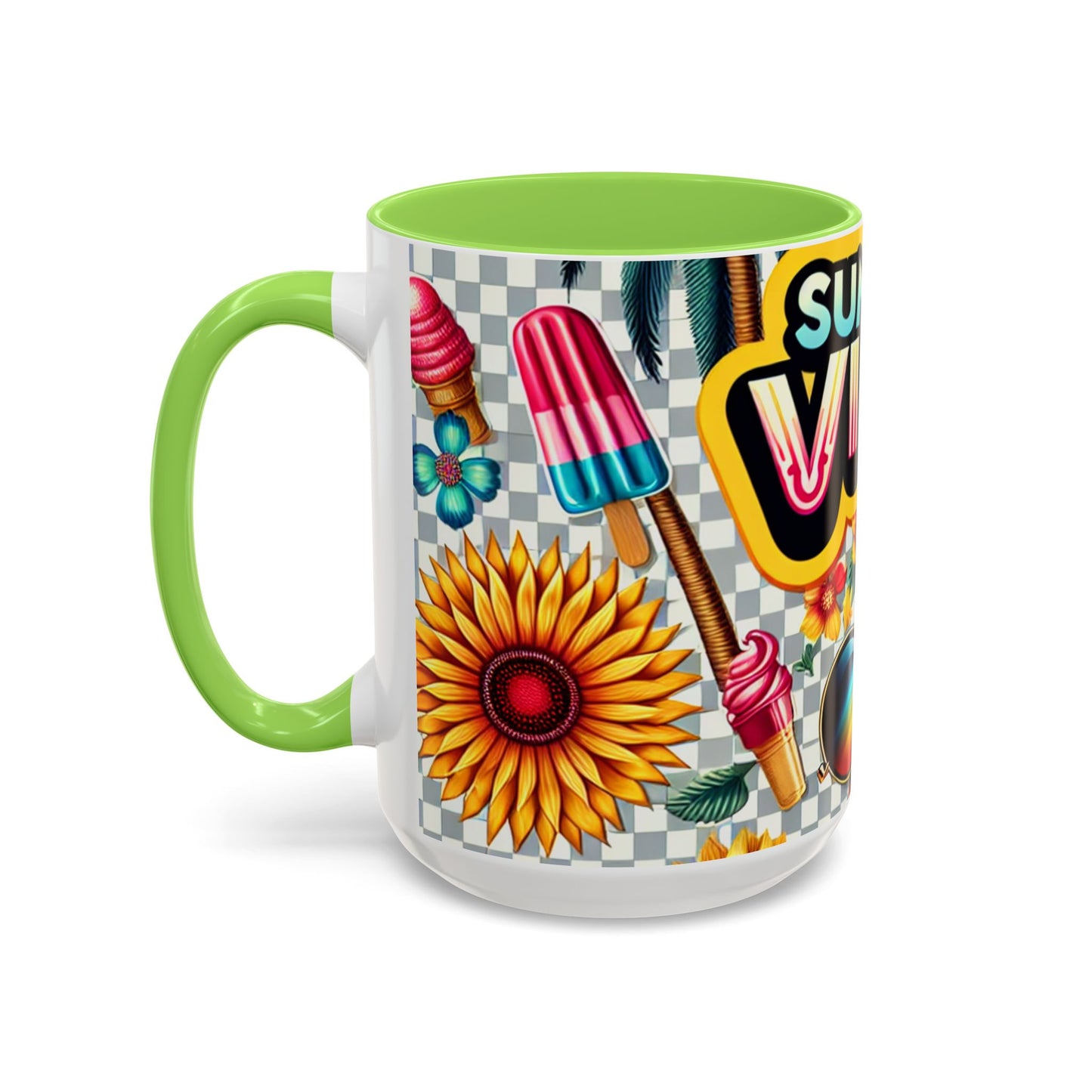 colorful summer vibes mug | vibrant design for your morning coffee