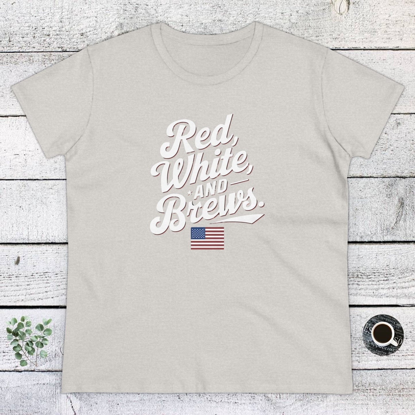 women's t-shirts, women's tee, funny gift, red wine and brews!