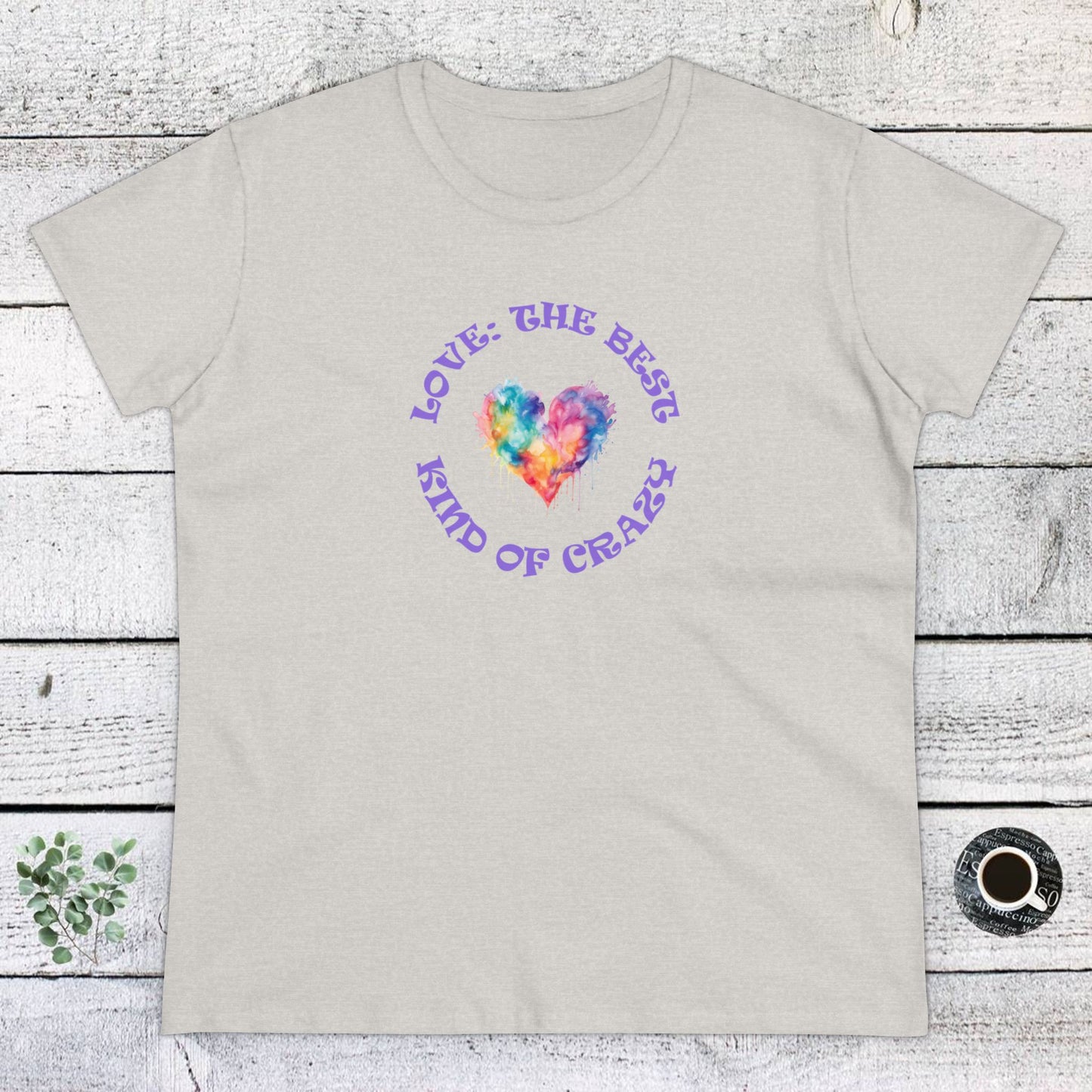 womens t-shirt - love crazy