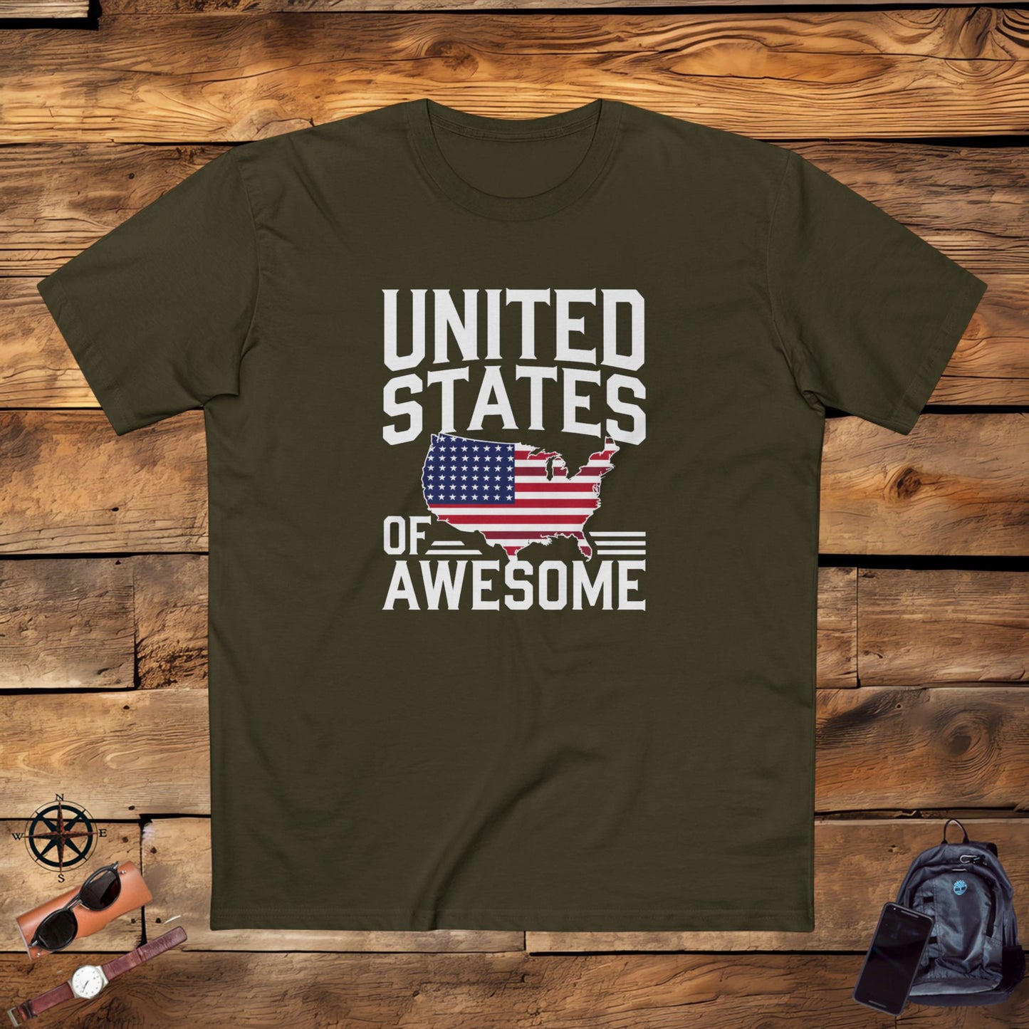 men's t-shirt, men's tee, funny gift, election, united states of awesome