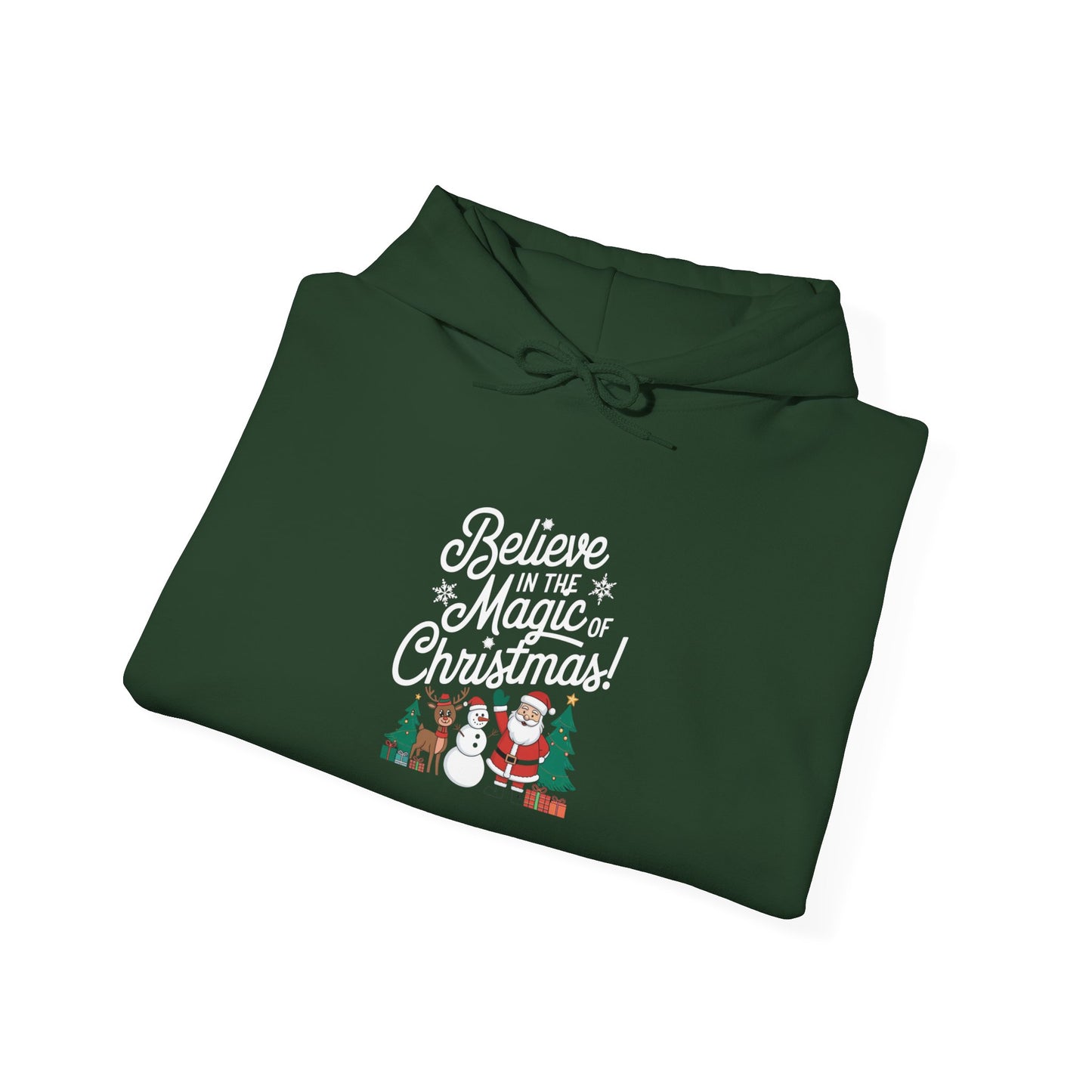 men's and women's christmas sweatshirt. magic of christmas. unisex christmas sweatshirt.