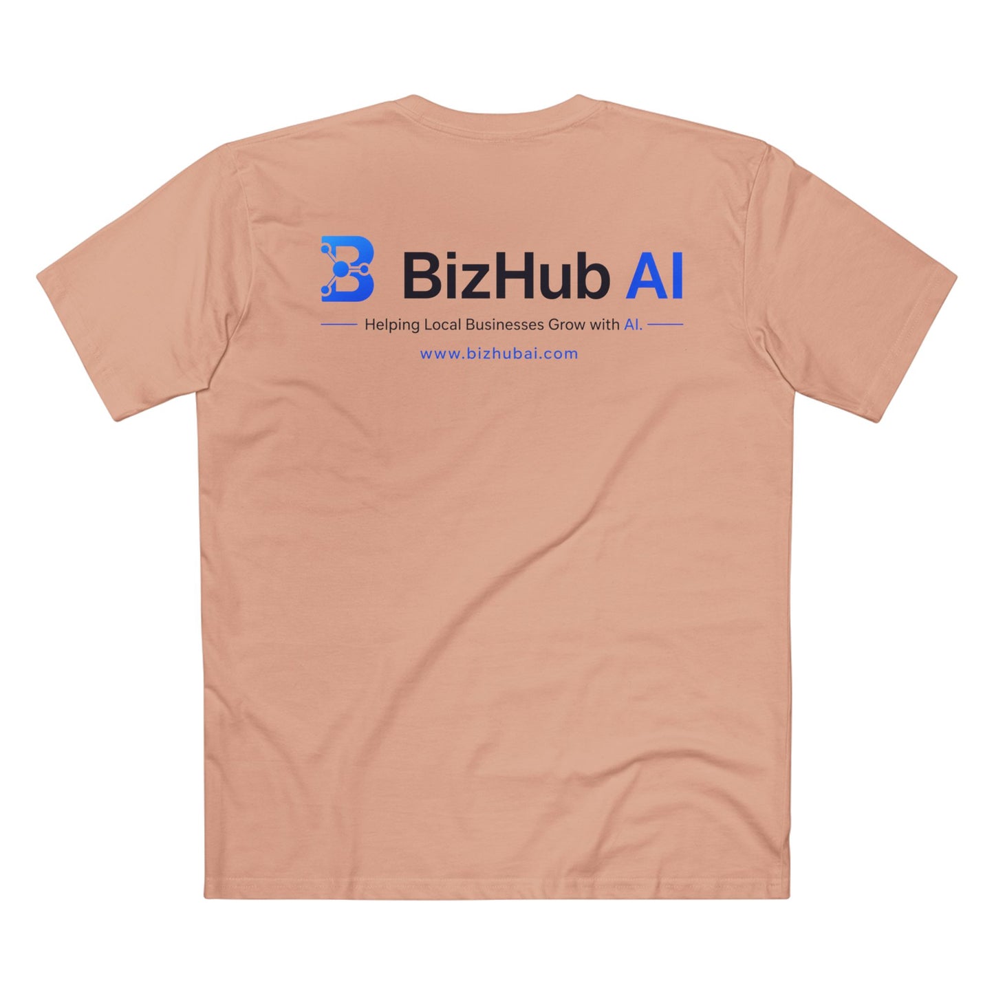 bizhub ai logo t‑shirt — tech company branded tee