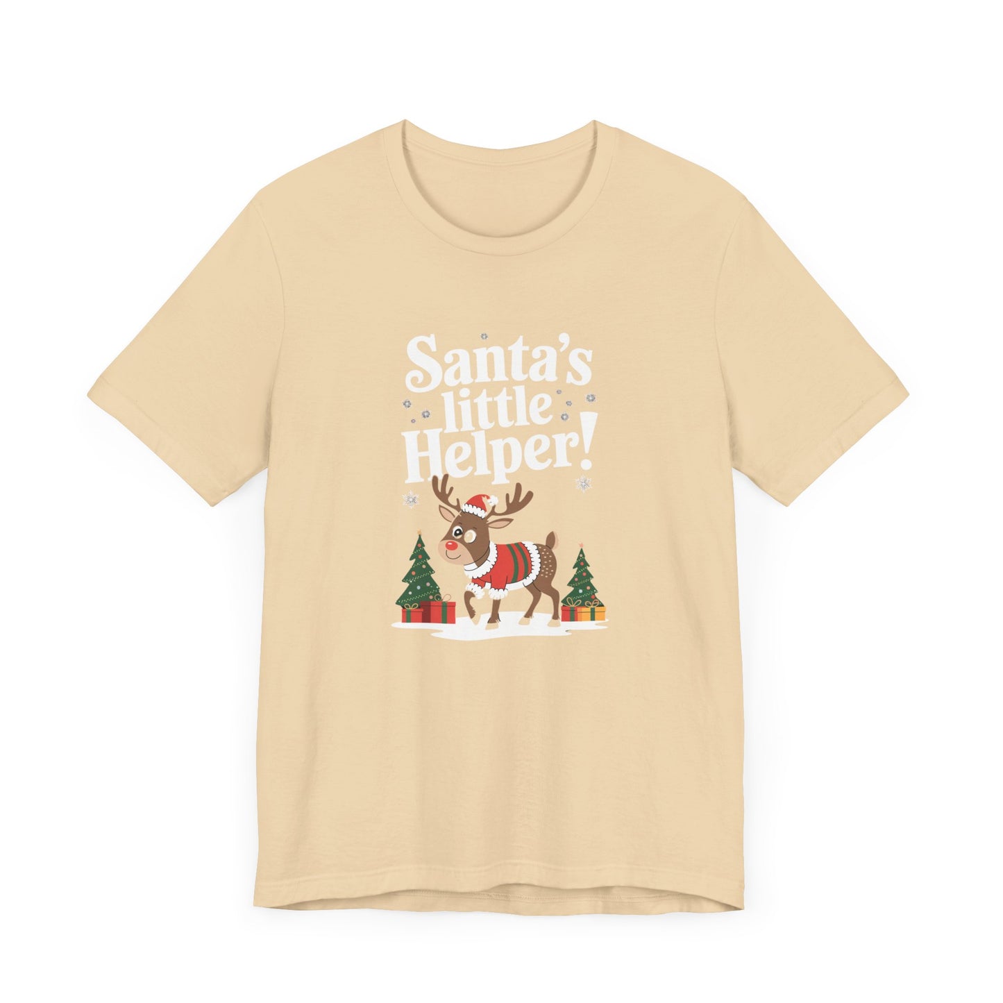 men & women christmas t-shirt. santa's little helper! unisex christmas t-shirt.