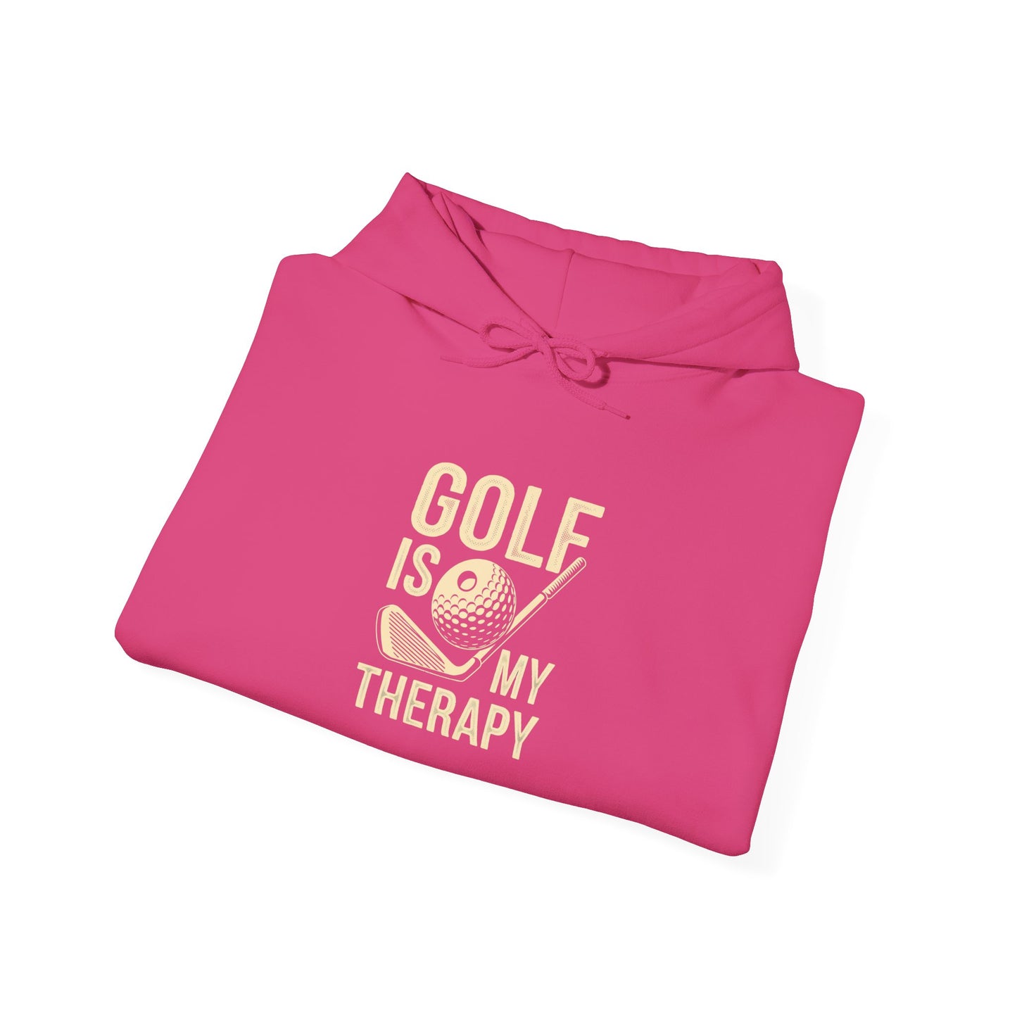 men & women golf sweatshirt: golf is my therapy. unisex sweatshirt.