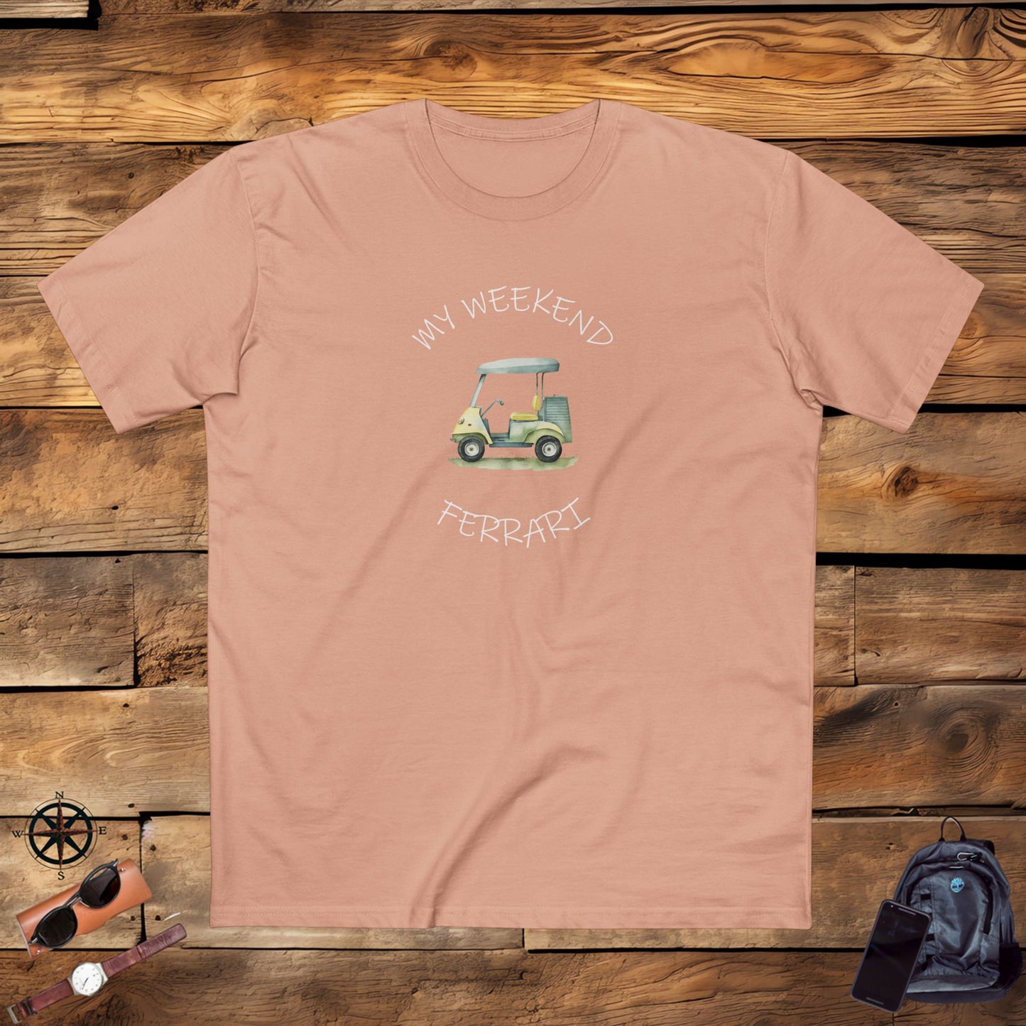 men's t-shirt - my weekend ferrari