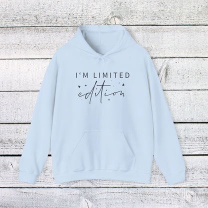 Unisex Heavy Blend™ Hooded Sweatshirt - I’m Limited Edition - Unique Confidence Quote