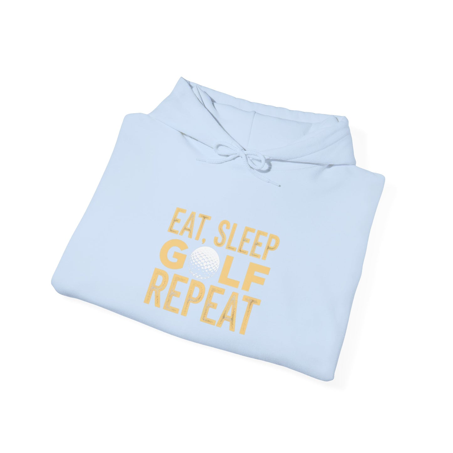 men & women golf sweatshirt: eat, sleep, golf, repeat. unisex golf sweatshirt: