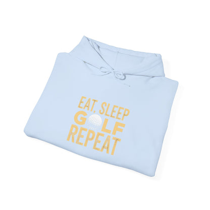 Men & Women Golf Sweatshirt: Eat, Sleep, Golf, Repeat. Unisex Golf Sweatshirt: