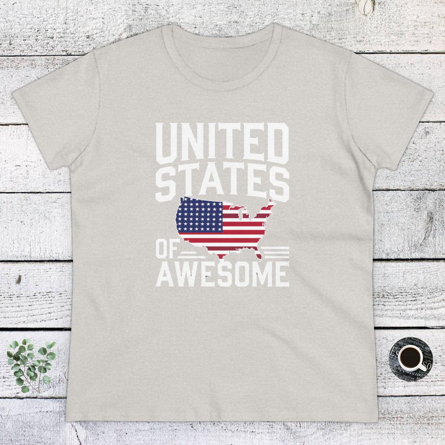 women's t-shirts, women's tee, funny gift, united states of awesome!