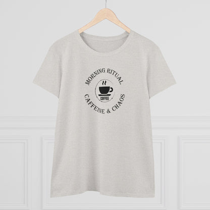 Womens T-Shirt - Caffeine and Chaos