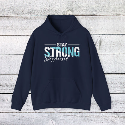 Unisex Heavy Blend™ Hooded Sweatshirt - Stay Strong - Simple Motivation Design