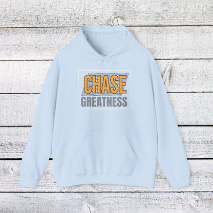 Unisex Heavy Blend™ Hooded Sweatshirt - Chase Greatness - Bold Motivation Quote