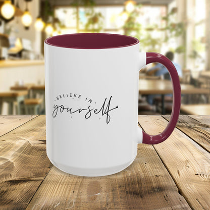 Colorful Inspirational Mug - Believe in Yourself