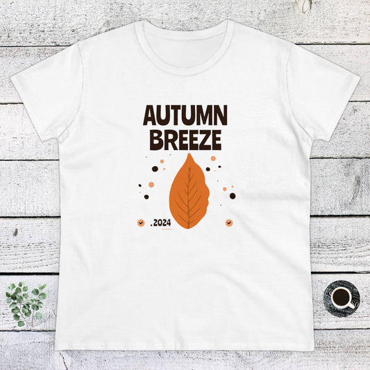 Women T-Shirts, Women's Tee, Fall, AUTUMN BREEZE, Gift