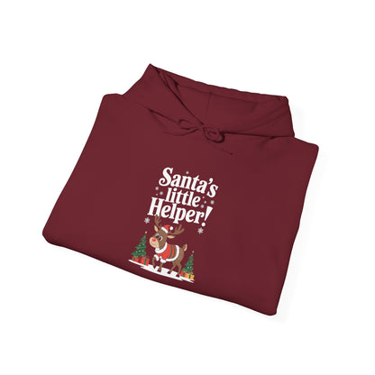 Men's and Women's Christmas Sweatshirt. Santa's Little Helper! Unisex Christmas Sweatshirt.