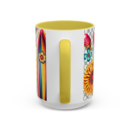 Colorful Summer Vibes Mug | Vibrant Design for Your Morning Coffee