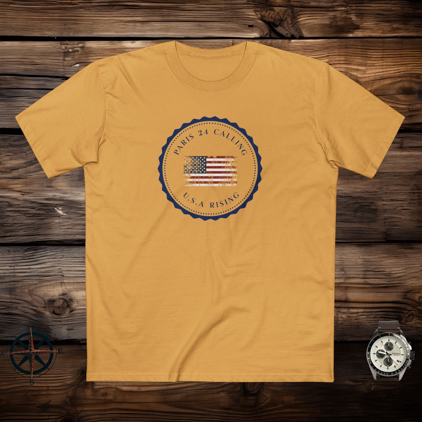 men's t-shirt - usa rising