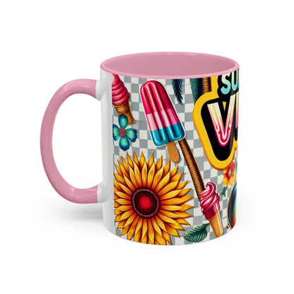 Colorful Summer Vibes Mug | Vibrant Design for Your Morning Coffee