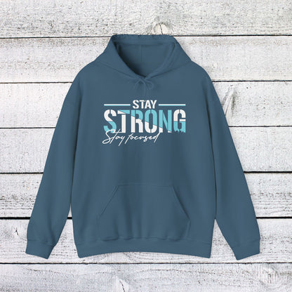 Unisex Heavy Blend™ Hooded Sweatshirt - Stay Strong - Simple Motivation Design