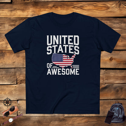 Men's T-Shirt, Men's Tee, Funny Gift, Election, United States of Awesome