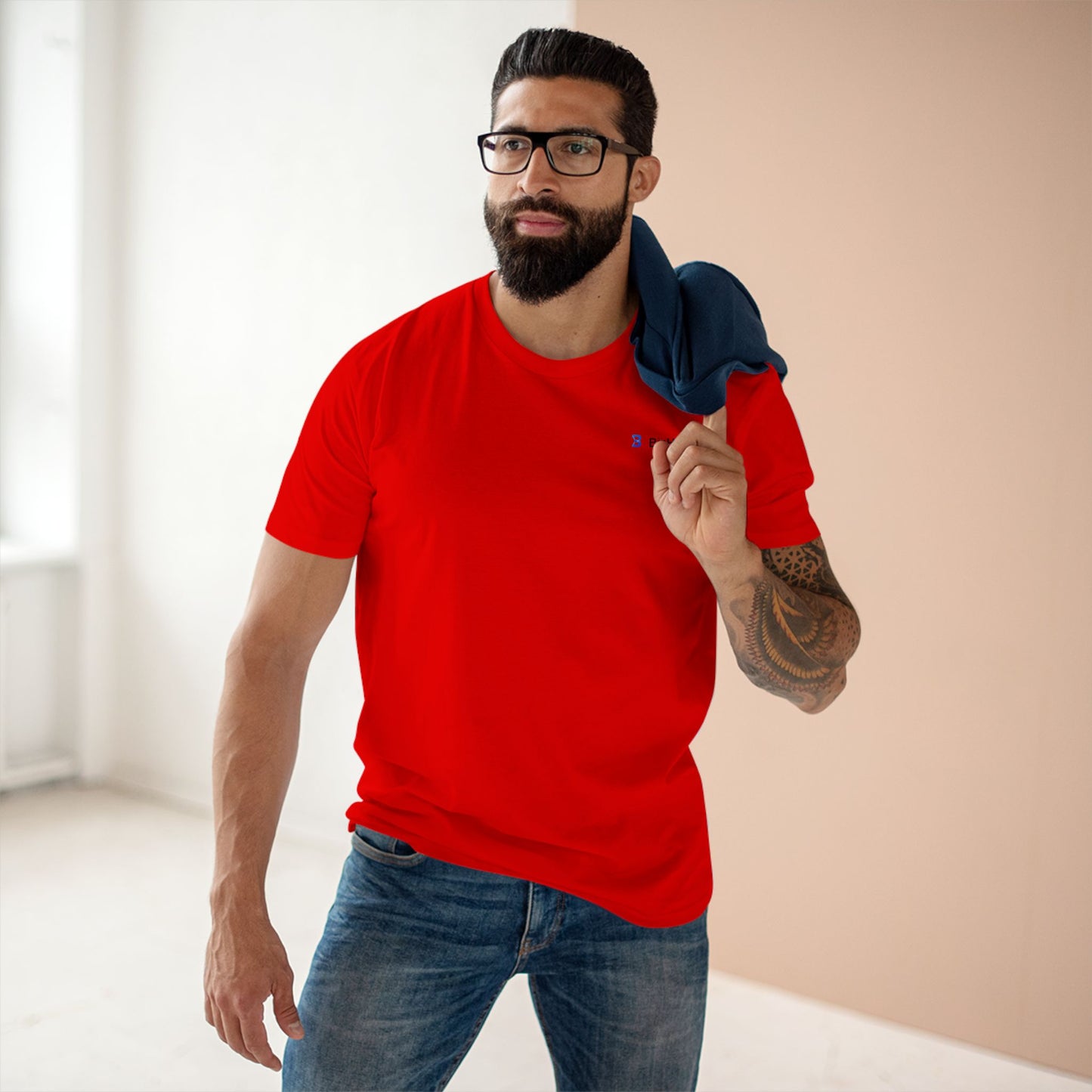 bizhub ai logo t‑shirt — tech company branded tee