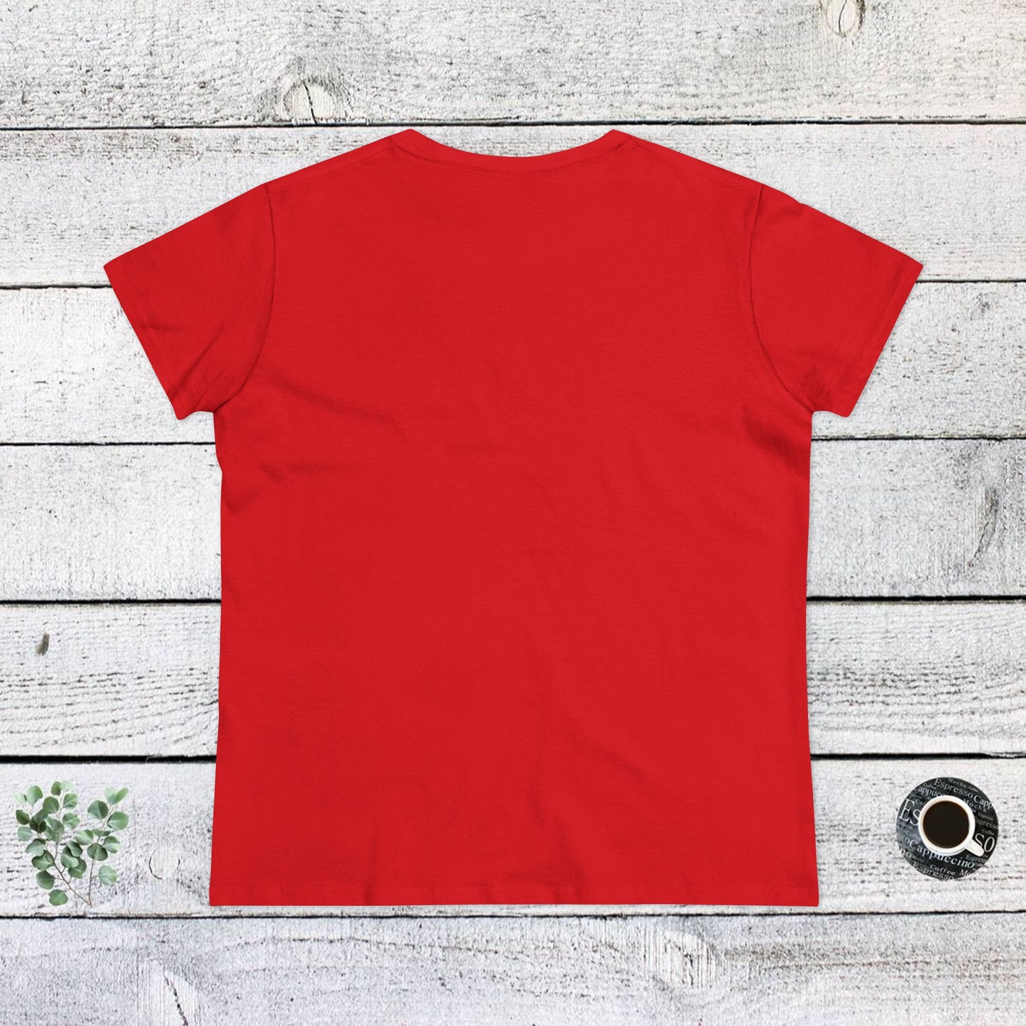 women's midweight cotton tee - live is ruff, but dogs make it better | funny dog lover gift | cute pet quote design