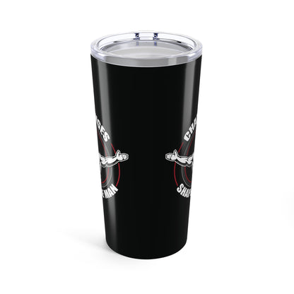 Tumbler 20oz - Challenges Shape the Man - Grit and Growth Quote