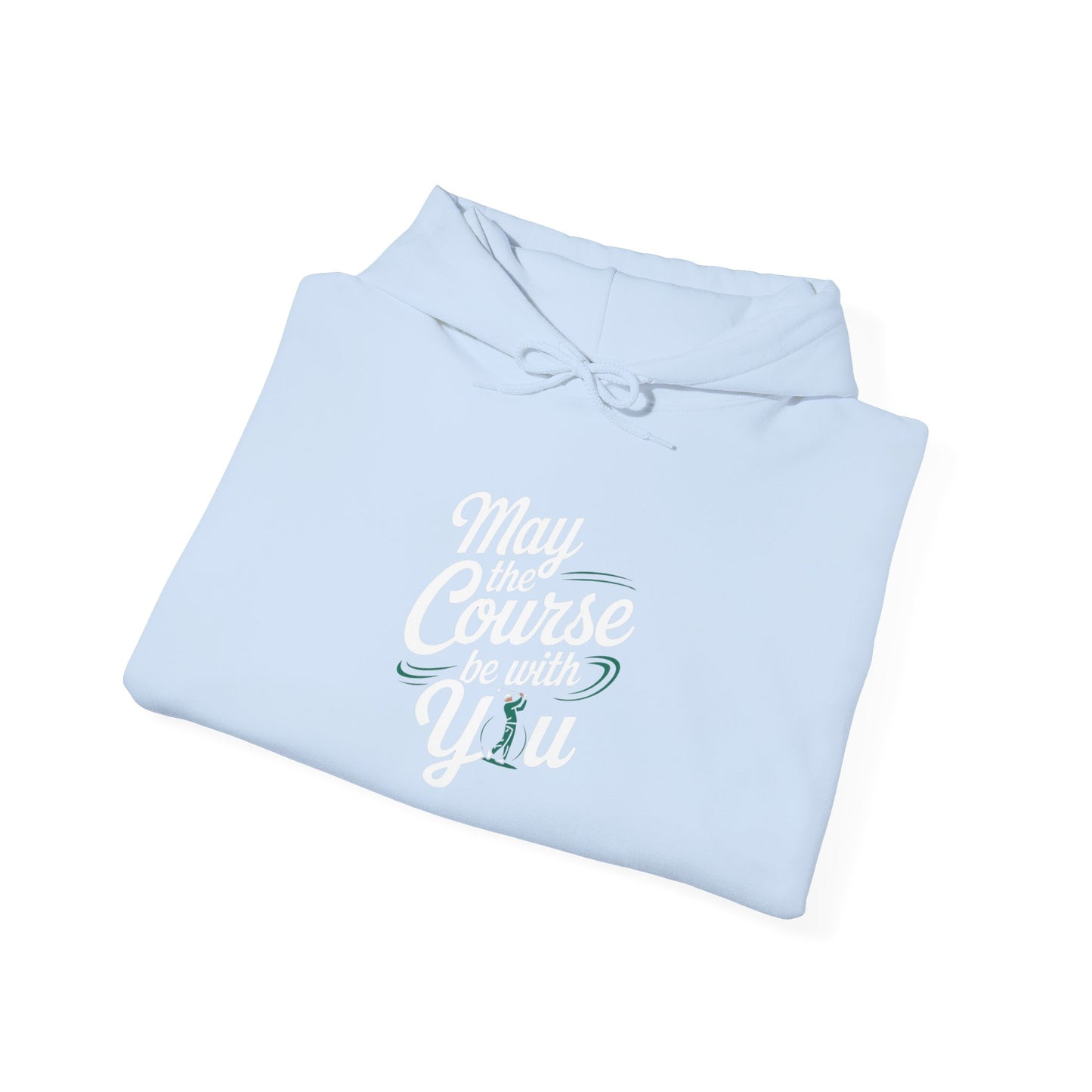 men & women golf sweatshirt: may the course be with you. unisex sweatshirt.