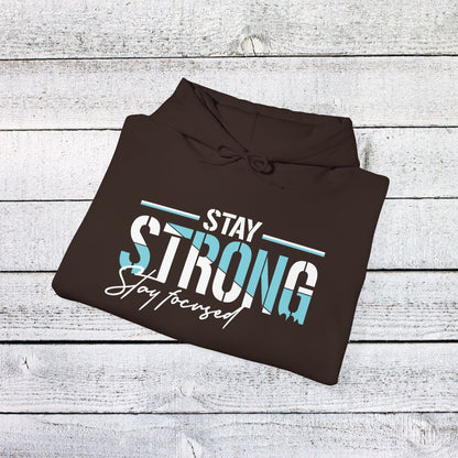 Unisex Heavy Blend™ Hooded Sweatshirt - Stay Strong - Simple Motivation Design