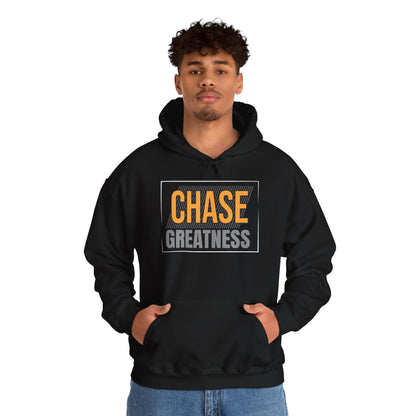 Unisex Heavy Blend™ Hooded Sweatshirt - Chase Greatness - Bold Motivation Quote
