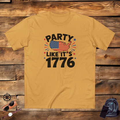 Men's T-Shirt, Men's Tee, Funny gift, Election, United States, Party like its 1776