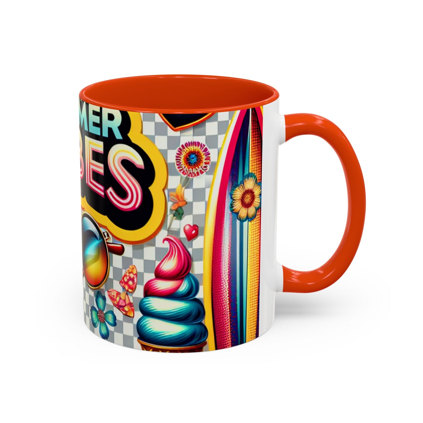 colorful summer vibes mug | vibrant design for your morning coffee